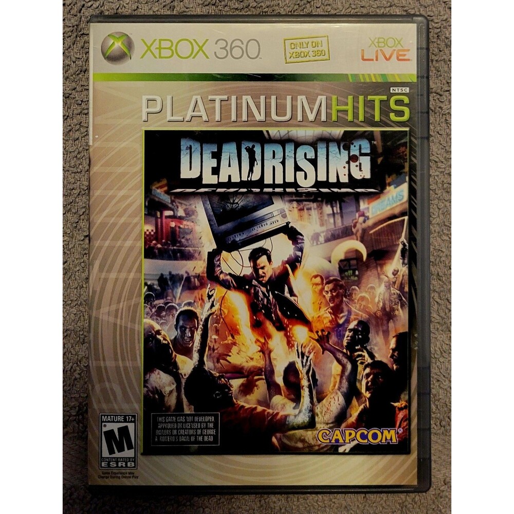 Dead Rising-Platinum Hits (Microsoft Xbox 360) CIB/ TESTED/ MANUAL/ FAST SHIPP